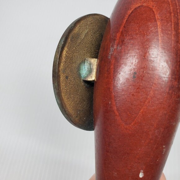 Wood Alligator Ale Beer Tab Pull 12.5" Tall with Medal Tip, Base, Logo Plate - Picture 7 of 12